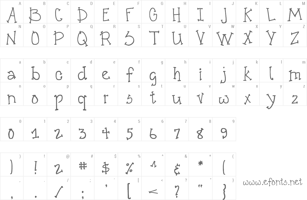 Font DJB Crazy Goofy Cool preview